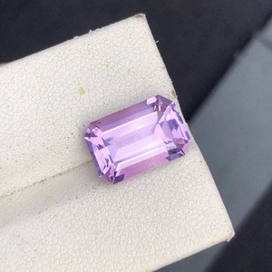 Aigue-marine améthyste naturelle, taille octogonale à facettes, pierre de naissance de février, cristal violet de qualité supérieure, pierre de collection en vrac - Product Image 6