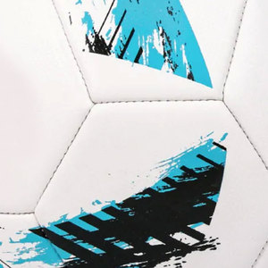 Ballon de football en cuir PU personnalisé, tailles 5, haute qualité, avec logo personnalisé pour l'entraînement et la compétition, fabriqué au Pakistan - Product Image 6