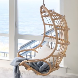 Rattan <b>bird</b> nest hammock chairs competitive price hanging egg chair with <b>stand</b> produced in Vietnam - Product Image 3