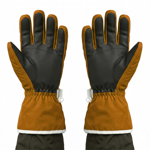Gants de ski chauffants pour hommes, résistants au froid extrême, avec logo et design personnalisés, imperméables, pour l'hiver, mitaines de neige - Product Image 6