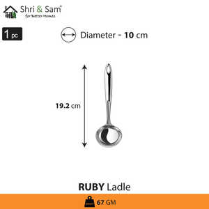 Utensilio DE SERVICIO DE cucharón de acero inoxidable Rubí - Product Image 1