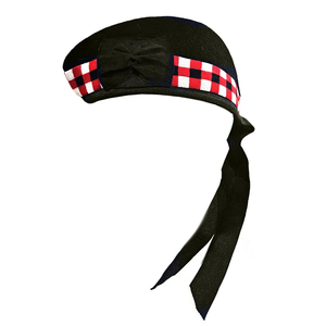 Gorra de uniforme Glengarry para banda de pipes, gorra Balmoral personalizada con bordado para uso ceremonial, gorra Glengarry de tambor mayor escocés de las Tierras Altas - Product Image 2