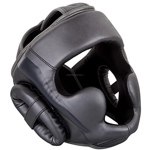 หมวกกันน็อคชกมวยแบบเต็มหน้าสำหรับป้องกันคางหมวกกันน็อคชกมวยแบบกำหนดเองและพิมพ์ลาย - Product Image 3