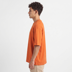 Camiseta de algodón para hombre, manga corta, informal, holgada, cómoda, ligera, para uso diario, camisetas de verano - Product Image 3