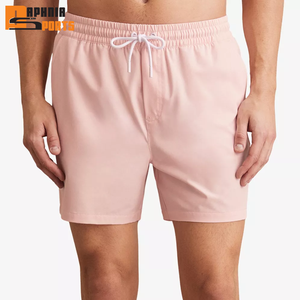 Short de surf pour homme personnalisé, 1 pièce, sans bretelles, avec logo sur le devant, en polyester écologique, avec poches - Product Image 4