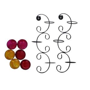 Elegant Wall Hanging <b>Tealight</b> Candle <b>Holder</b> for Home Decor Ambient Lighting - Product Image 1