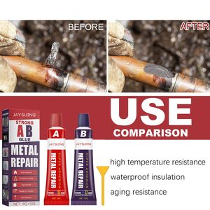 Kit Adesivo per Colata AB per Riparazioni Industriali, Resistente alle Alte Temperature, per Saldatura Elettrica su Serbatoi d'Acqua e Olio - Product Image 6