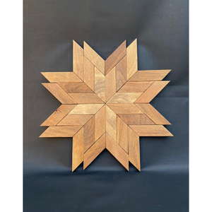 Factory Direct Geometric Wood Wall Art Modern Farmhouse Mosaic Panel Wooden <b>Hanging</b> for Living Room and Office Decor - Product Image 2