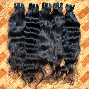 100% Temple Hair Bundles Virgin Unprocessed Single Donor Cuticle Aligned from India - Product Image 1