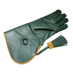 High Quality Custom Colors Double Layer Leather Falcon Gloves New Design Bird-Handling Gloves for Hunting - Product Image 1