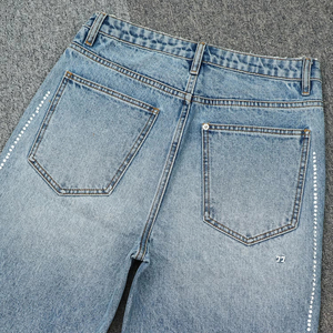 Factory Manufacturer High Quality Custom Logo Street Wear Loose Fit Oversized Cargo Canvas Knitted Denim Shorts For <b>Men</b> - Product Image 6