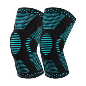 Textured Grip Knee Sleeve Men Women Neoprene Diamond Pattern Anti <b>Slip</b> Compression Support Gym Running Weightlifting Sports - Product Image 5