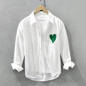 เสื้อเชิ้ตผู้ชายแฟชั่นลำลองติดกระดุมผ้าฝ้ายทั้งตัว ผลิตจากโรงงานมืออาชีพ - Product Image 2