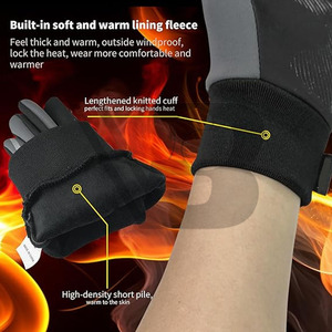 Best Supplier Winter Outdoor Riding Warm <b>Touch</b> <b>Screen</b> <b>Gloves</b> Windproof Reflective Strip Sports Cycling <b>Gloves</b> - Product Image 5