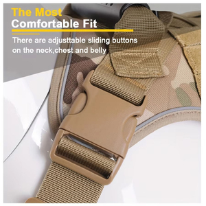 Heavy Duty No-Pull Dog Harness Adjustable Reflective Vest <b>Top</b> Grab Handle D-Ring Breathable Mesh Large Dogs Wholesale OEM - Product Image 5