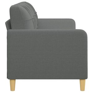 Sofá de 3 Plazas para Sala de Estar, Color Gris Oscuro, 100% Poliéster, Estructura Metálica, Tapizado en Textilene - Product Image 4