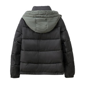 เสื้อแจ็คเก็ตพัฟเฟอร์แบบมีซับในสำหรับฤดูใบไม้ร่วงและฤดูหนาว  คอตั้งแบบผูกเชือก  แฟชั่นปี 2026 สำหรับผู้หญิง  ดีไซน์หรูหรา สวมใส่สบาย ระบายอากาศได้ดี - Product Image 5