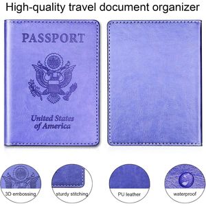 2 Pezzi Porta Passaporto da Viaggio con Design a Valigia, Custodia per Documenti Essenziale per Crociere, Idea Regalo per Famiglie, Uomini e Donne - Product Image 2