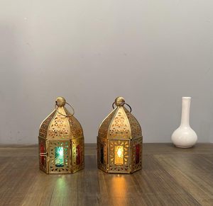 Lámpara de Metal Recubierta de Lujo para Interiores Elegantes, Crea una Luz Suave que Complementa los Temas del Hogar con un Ambiente Cálido - Product Image 4