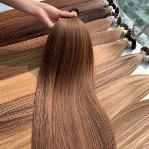 ต่อผมปลายแบน สินค้าขายดี ปี 2026 สีน้ำตาลเข้ม ผมเวียดนามแท้ 100% - Product Image 1