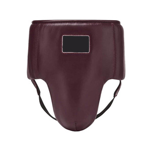 Protector Inguinal de Entrenamiento de Cuero PU de Alta Calidad OEM para Kickboxing, Taekwondo, Boxeo, MMA y Karate con Color y Logotipo Personalizados - Product Image 1