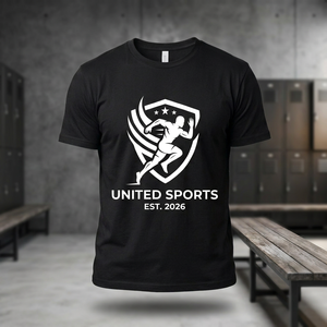Camiseta Unisex de Cuello Redondo United Club 100% Algodón - Secado Rápido, Ecológica, Transpirable y Tallas Grandes - Product Image 1