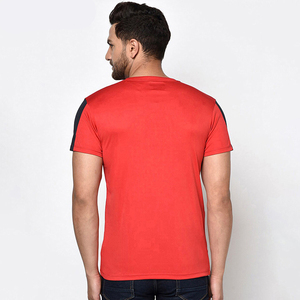 Camiseta de Manga Corta para Hombre, Cuello Redondo, Diseño Geométrico en Blanco y Negro, Corte Regular, Estilo Casual Tejido - Product Image 4