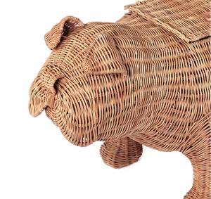 Panier de rangement pour bébé en rotin tressé écologique de haute qualité, organisateur de jouets, décoration intérieure, fabricant vietnamien, vintage - Product Image 5