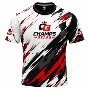 T-shirt de sport personnalisé pour homme, imprimé par sublimation, 100 % polyester, séchage rapide, respirant, vêtements de sport, entraînement, maillot OEM - Product Image 2
