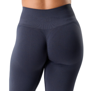 Pantalon évasé taille ultra haute sans coutures pour femme, coupe sculptée, extensible, compressif, style bootcut, pour le sport et le yoga - Product Image 5