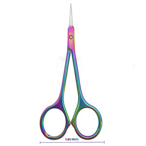 Stainless Steel Cuticle <b>Nail</b> Scissors With Leather Case - Product Image 5