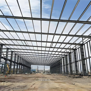 Costruzione Personalizzata di Telai in Acciaio Leggero Secondo Standard ASTM con Processo di Saldatura per Magazzini a Grande Campata e Sale Logistiche - Product Image 3