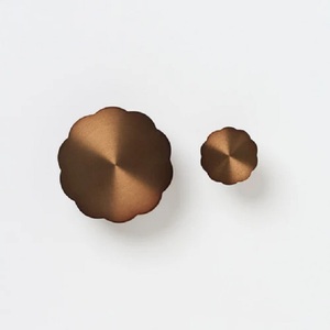 Designer Brass Star Shape Cabinet Knobs Nickel Polished Furniture Drawer <b>Wardrobe</b> Knobs <b>Hardware</b> Modern style - Product Image 4