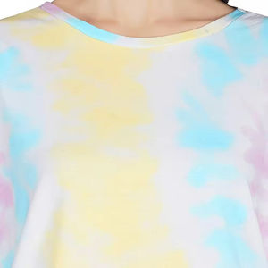 Conjunto de Shorts para Mujer de Buena Calidad y Estilo Moderno, Nuevo Diseño, Color Sólido, Camiseta Holgada y Shorts para Uso Casual - Product Image 5