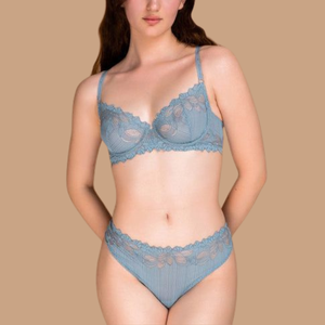 Ensemble de lingerie sexy pour femmes en deux pièces sans armatures, doux, respirant, écologique, soutien-gorge et culotte, design élégant et confortable, Bangladesh - Product Image 2