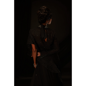 Vestido de Noche Negro de Estilo Lujoso para Mujer, para Ocasiones Especiales, al Mejor Precio al por Mayor - Product Image 6