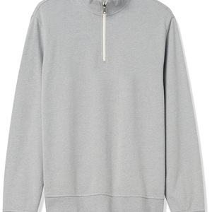 Men's Oversized Cotton Half Zip Hoodie Heavyweight Quarter Zip Sweatshirt Custom Logo Pullover Golf Style Sweatshirt for Men - Product Image 6