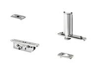 Charnière à pivot moderne, robuste, réglable en 3D, charnière à pivot de porte pliante dissimulée, charnières hydrauliques pour porte à pivot