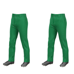 Wholesale Baseball <b>Pants</b> For Youth Green Color And White <b>Lined</b> Sports Wear Full Length Adult Team Baseball <b>Pants</b> - Product Image 2