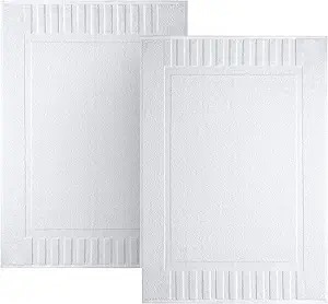 Tapis de bain extra absorbant à séchage rapide, tapis de porte d'hôtel de luxe doux, tapis de douche antidérapant en coton pour usage domestique - Product Image 4