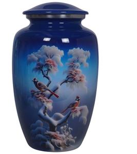 Top Rated Modern Metal <b>Red</b> Cardinal Bird Small Keepsake Cremation Urn for Human & Pet Ashes Eco-Friendly High Quality Memorial - Product Image 2