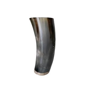 CraftsHub Écologique Lance d'Odin Gravé Base En Bois Fabriqué À La Main Viking Verres Cadeau Corne Tasse Lisse En Bois Tasse Promotions - Product Image 4