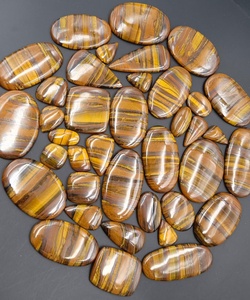 Piedra Preciosa de Ojo de Tigre Amarillo Natural, Venta al por Mayor, Piedra Suelta para Joyería, Cristal Curativo Pulido de Alta Calidad, Cabujón - Product Image 4