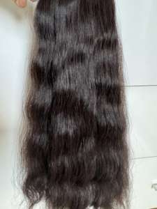 Extensions de cheveux humains vierges bruts vietnamiens, style ondulé naturel, cuticule machine, super double trame, lots - Product Image 5