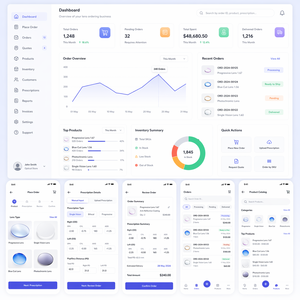 Advanced B2B Lens Ordering <b>Software</b> with Real-Time Inventory, Automated Purchase Management & Seamless Order Processing - Product Image 1