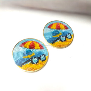 Handmade Wood Cute Eco-Friendly Round <b>Coaster</b> Set Decorative <b>Drink</b> <b>Coasters</b> for Coffee Table Home Decor - Product Image 1