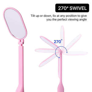 Espejo de Reflejo para Pestañas y Maquillaje, el Mejor Espejo de Precisión para Pestañas con Aumento Ajustable - Product Image 3