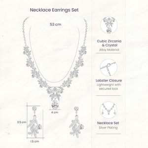 Female Temperament Elegant Luxury Bijoux Tassel Clovers Earrings Necklace Bracelet Jewelry Set for Bride Wedding <b>Gift</b> 18K Gold - Product Image 2