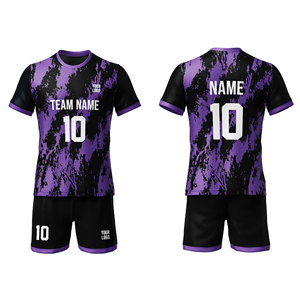 High Quality Team Club Soccer Uniforms Football Shirts Children Shorts Set Custom Sublimation Soccer Jersey Set Kids - Product Image 1
