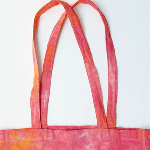 Reusable Eco Friendly Comfortable Organic Tie Dye Cotton Canvas Gift <b>Bag</b> With Handle Custom Logo And Size Daily Use - Product Image 4